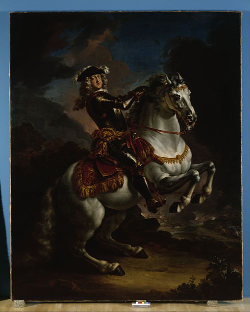 Elector Johann Wilhelm von Pfalz-Neuburg on Horseback, 1703, Jan Frans van Douven
