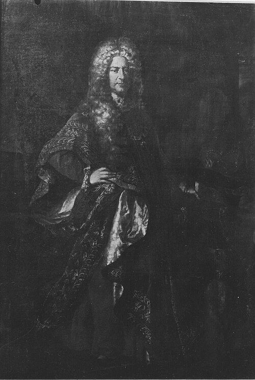 Portrait of elector Carl III Philipp of the Palatine, 1724, Jan Frans van Douven