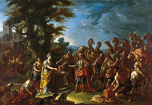 Rebecca at the Well, , Domenico Brandi