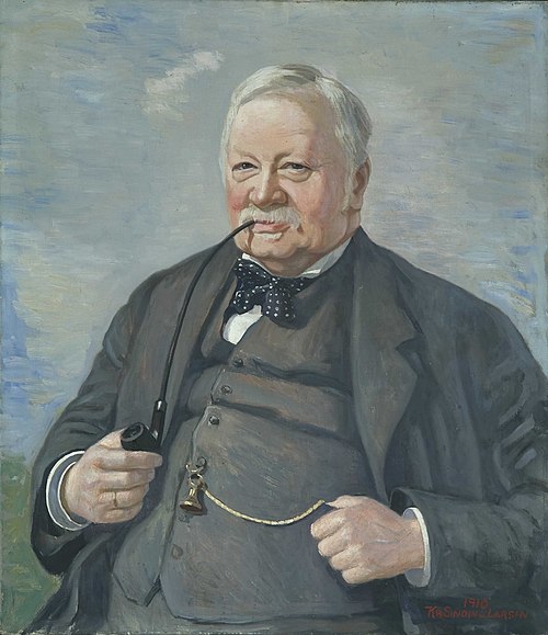 Portrait, 1910, Kristofer Sinding-Larsen