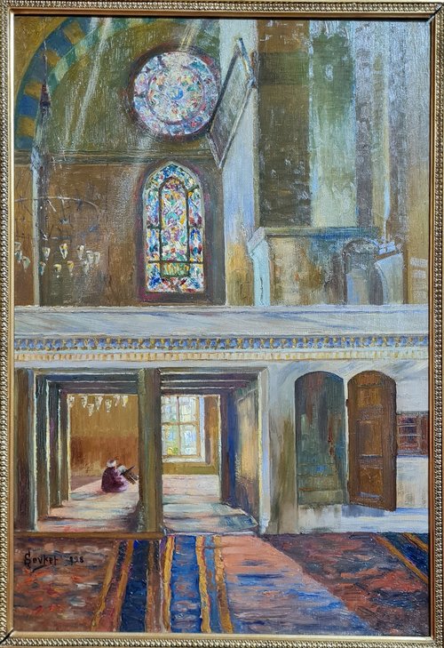 Cami İçi, 1928, Şevket Dağ