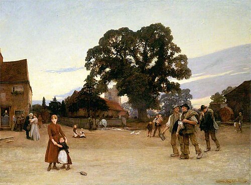 Our Village, 1890, Hubert von Herkomer
