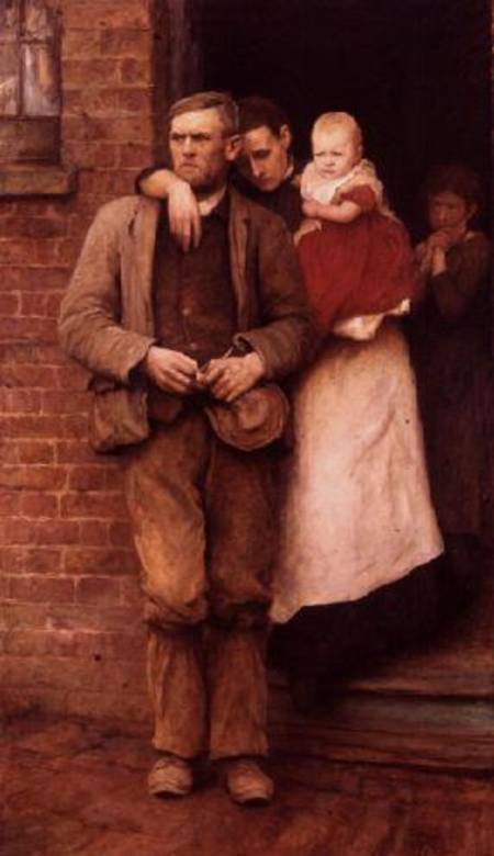 On Strike, 1891, Hubert von Herkomer