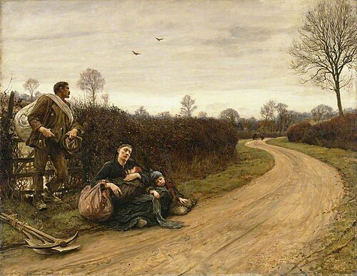 Hard Times, 1885, Hubert von Herkomer