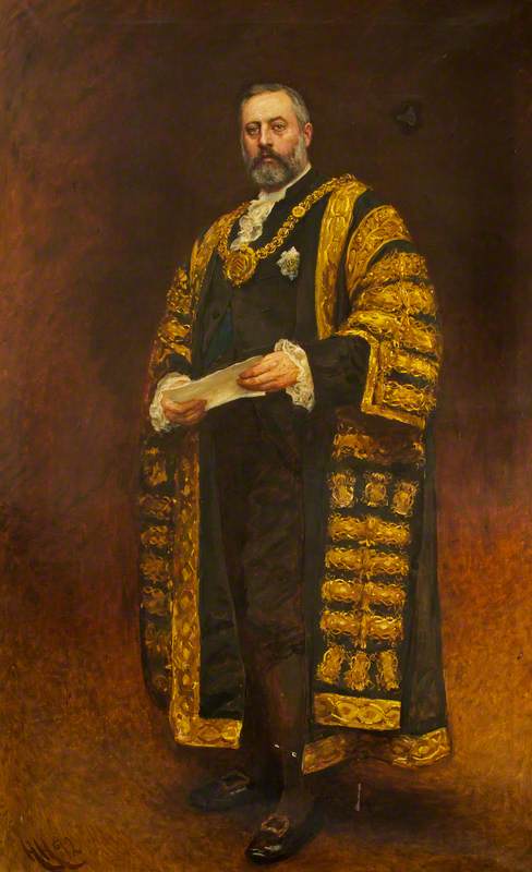 John Crichton-Stuart (1847–1900), 3rd Marquess of Bute, 1892, Hubert von Herkomer