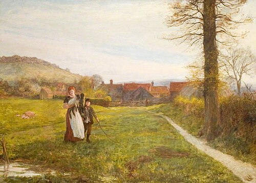 The Foster Mother, 1892, Hubert von Herkomer