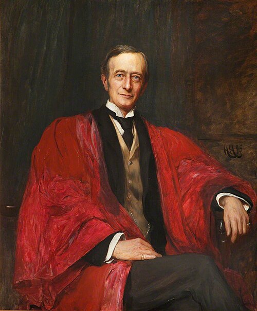 Sir William Reynell Anson (1843–1914), 1895, Hubert von Herkomer