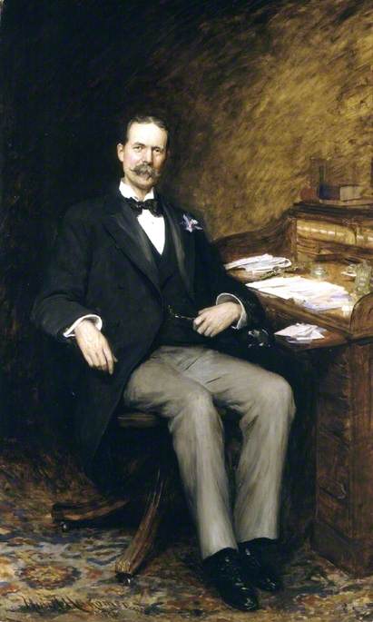 Sir Thomas J. Lipton (1850–1931), 1896, Hubert von Herkomer