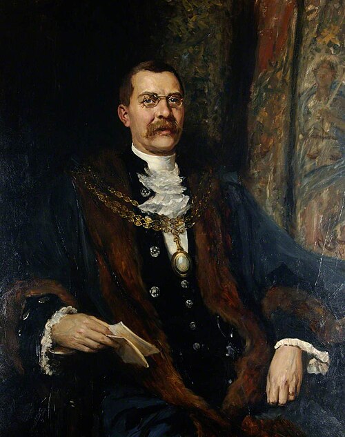Alderman Sir George Hussey, 1901, Hubert von Herkomer