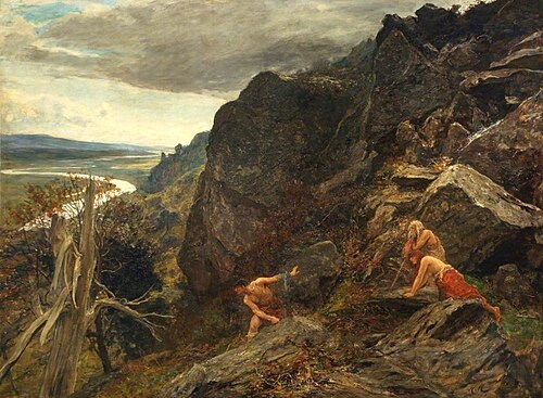 Watching the Invaders, 1902, Hubert von Herkomer