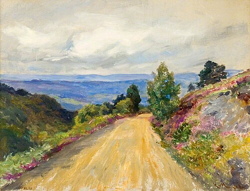Road to Hindhead No. 1, Op.XLIV, 1912, Hubert von Herkomer