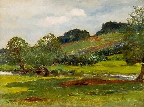 Near the River, Op.XIII, 1912, Hubert von Herkomer