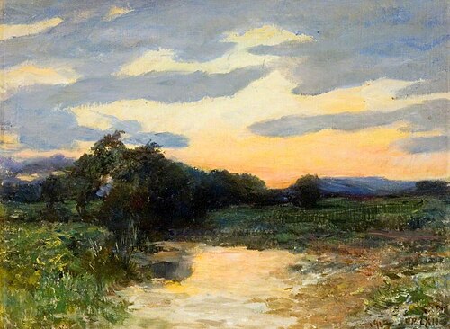 The Afterglow, Op.LXII, 1913, Hubert von Herkomer
