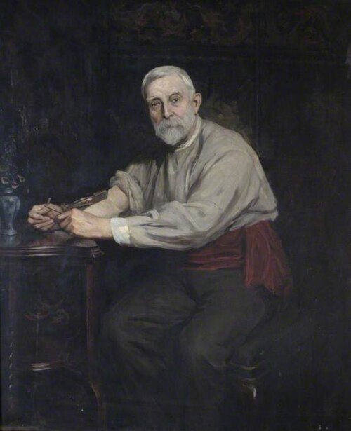 Thomas Lauder Brunton (1844–1916), Physician, 1913, Hubert von Herkomer