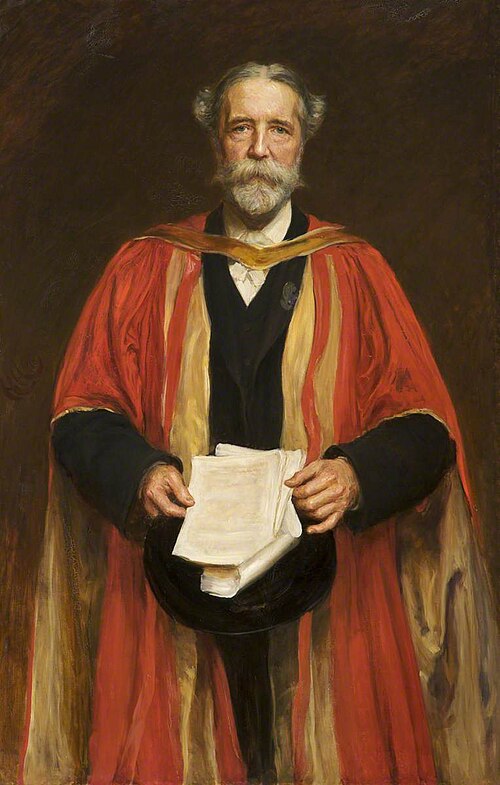 A. W. Ward, Principal of Owens College (1895–1897), 1898, Hubert von Herkomer