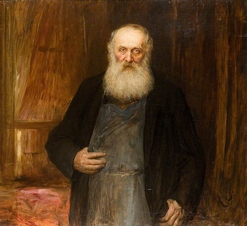 Anton the Weaver, 1899, Hubert von Herkomer