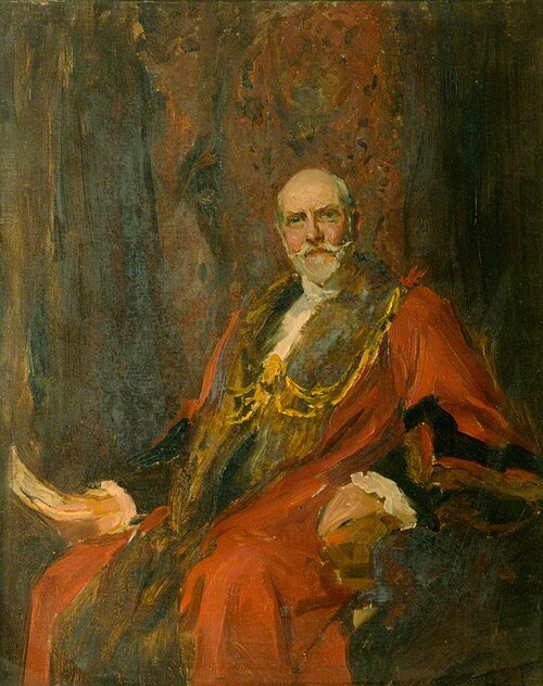 Study of a Lord Mayor, , Hubert von Herkomer