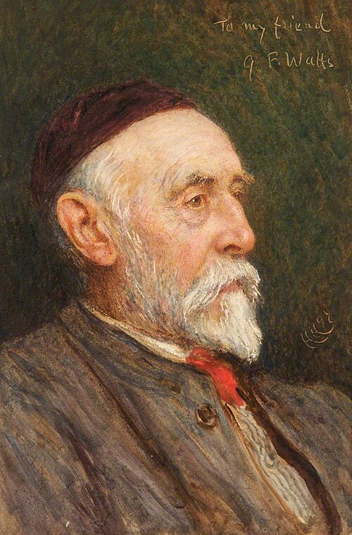George Frederic Watts (1817–1904), , Hubert von Herkomer