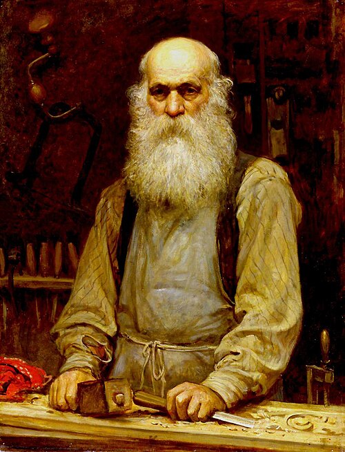Lorenz Herkomer (the artist's father), , Hubert von Herkomer