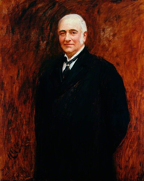 Sir George Findlay (1829–1893), Goods Manager, London and North Western Railway and General Manager , , Hubert von Herkomer