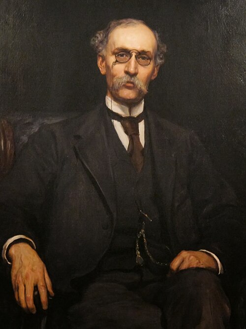 Porträt des Robert Treat Paine, 1884, Hubert von Herkomer