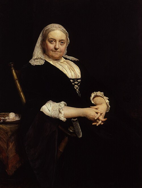 Dinah Maria Craik (née Mulock), 1887, Hubert von Herkomer