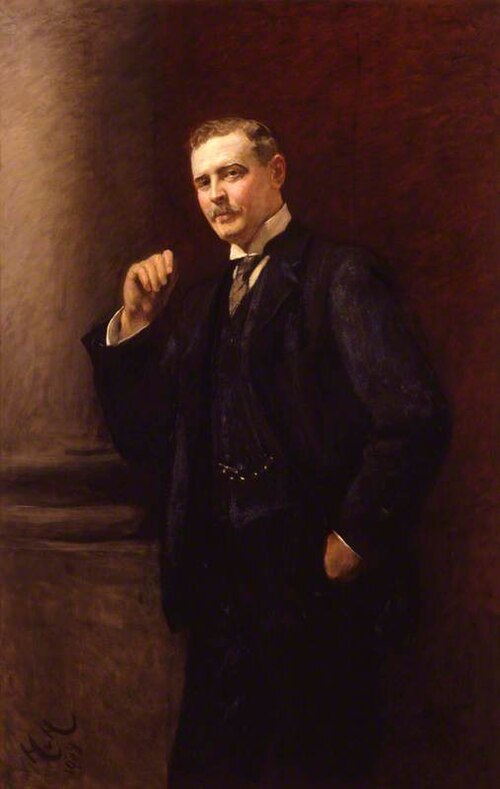 Nathaniel Charles Rothschild, 1908, Hubert von Herkomer