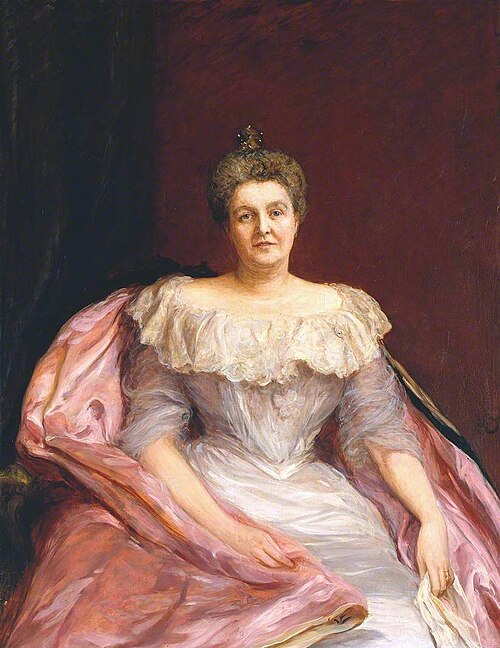 Portrait of Lady Tate, 1899, Hubert von Herkomer