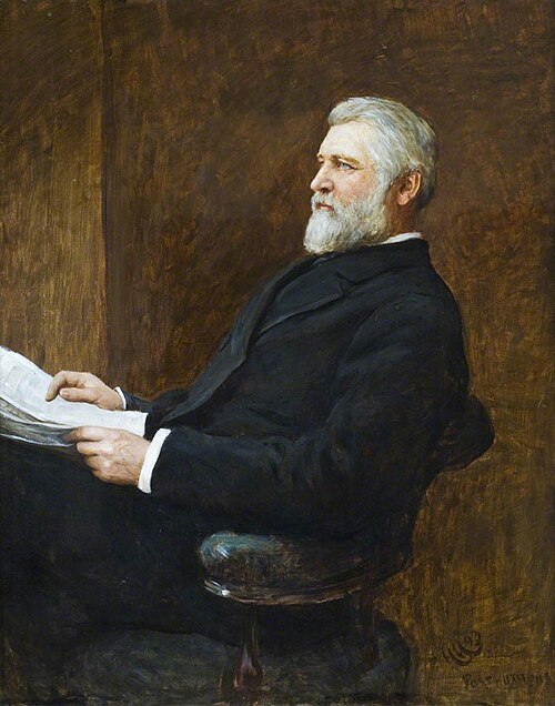 Captain Richard Phelips, MP (1825-1889), 1893, Hubert von Herkomer