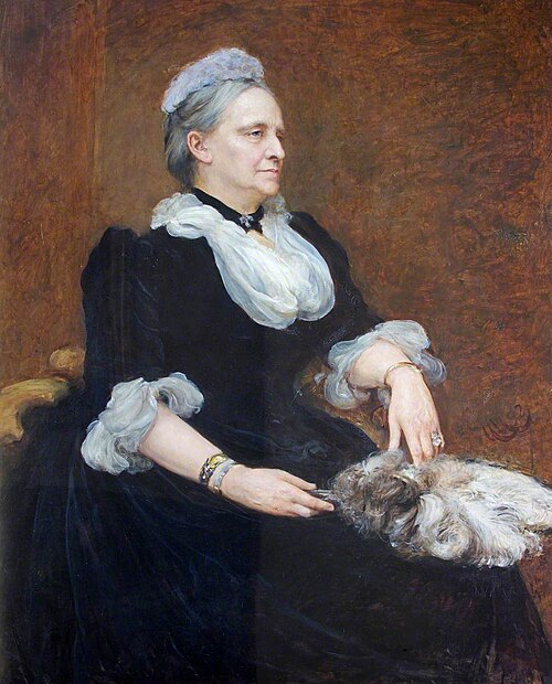 Charlotte Delafield, Mrs Richard Phelips (1821-1905), 1892, Hubert von Herkomer