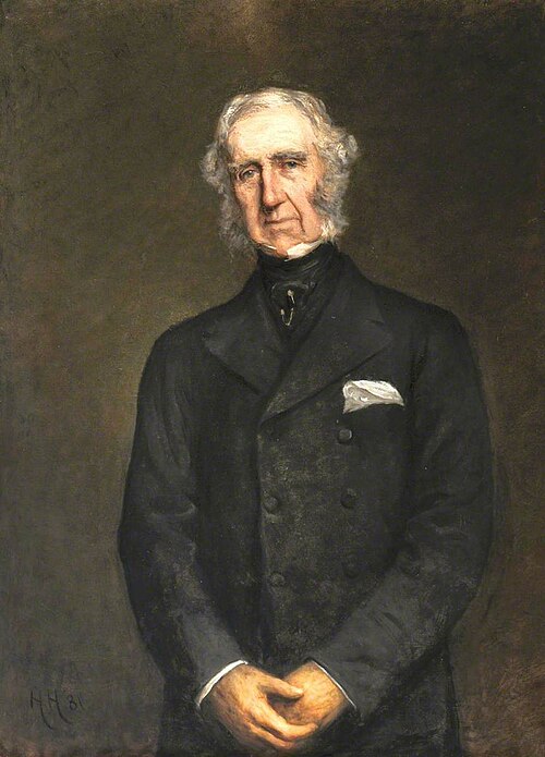 Edward Gordon Douglas-Pennant, 1st Lord Penrhyn of Llandegai (1800-86), 1881, Hubert von Herkomer