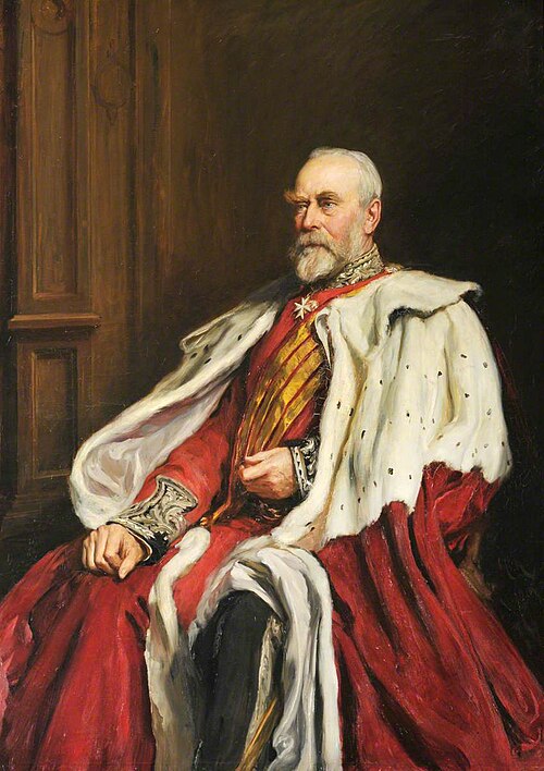 Wilbraham Egerton, 1st Earl Egerton of Tatton (1832-1909), 1901, Hubert von Herkomer