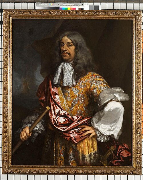 Portret van admiraal Cornelis Tromp, 1676, Pieter Borsseler