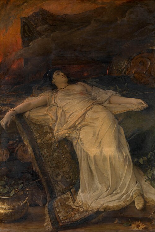 Polyxena on Achilles' Stake, 1881, Joseph Stallaert