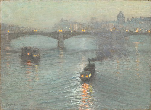Soirée sur la Seine, 1888, Lovell Birge Harrison