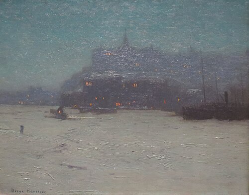 Quebec from the Harbor, 1910, Lovell Birge Harrison