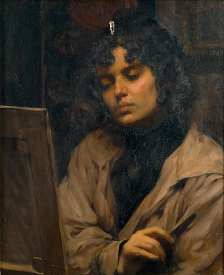 Pensamento melancólico, 1915, Carlos Bonvalot