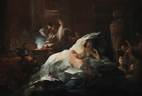 Scène de magie noire ou Bacchanale, 1690, Louis Cretey