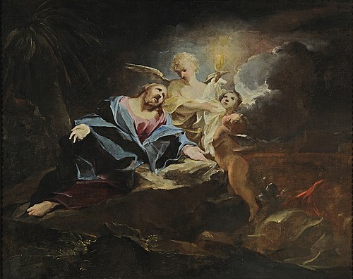 Le Christ au jardin des oliviers, 1681, Louis Cretey