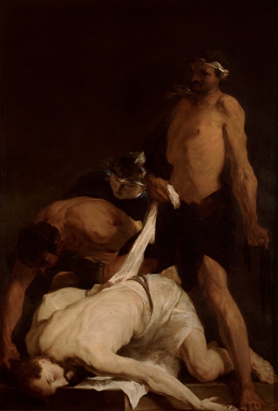 Christ after the Flagellation, 1650, Louis Cretey