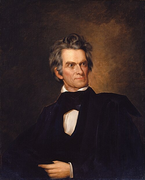 Portrait of John C. Calhoun, 1845, George Peter Alexander Healy