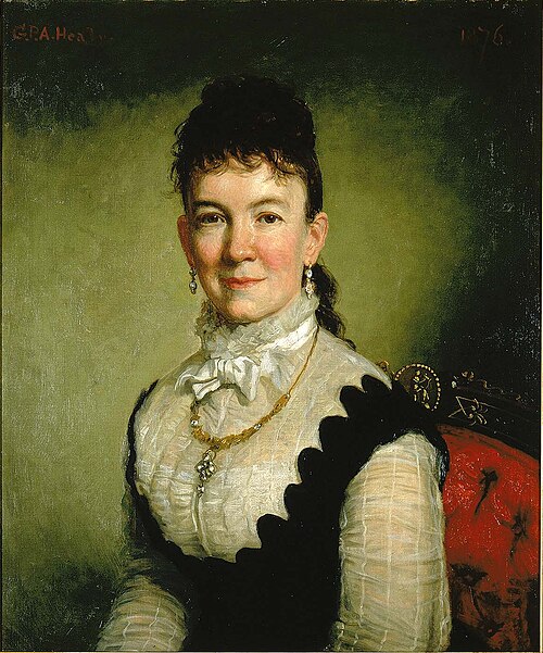 Mrs. Albert J. Myer (Catherine Walden), 1876, George Peter Alexander Healy