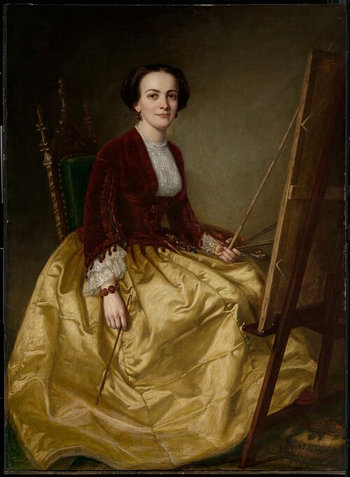 Mrs. Charles Morey (Anna Chadbourne, later Mrs. David E. Hughes), 1855, George Peter Alexander Healy