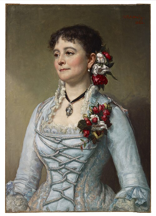 Portrait of Mrs. Richard T. Crane (Mary Josephine Prentice), 1880, George Peter Alexander Healy
