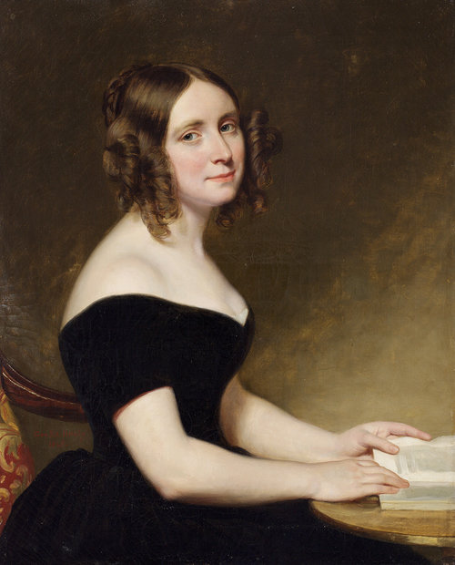 Portrait of a Lady in a Black Gown, 1845, George Peter Alexander Healy