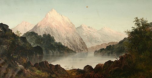 Lake & Mountain Scene, , Thomas Attwood