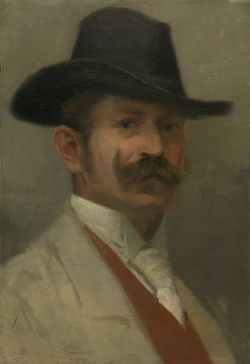 Vlastná podobizeň, 1904, Ľudovít Čordák