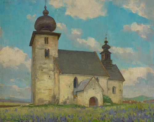 Gotický kostolík v Žehre, 1912, Ľudovít Čordák