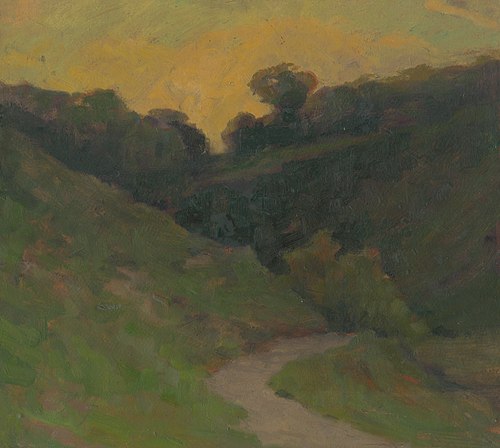 Corner Of A Park, 1915, Lajos Csordák