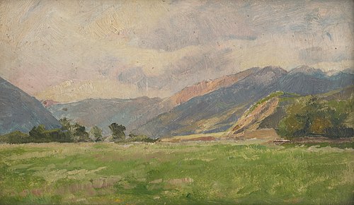 Mountain Meadow, 1900, Lajos Csordák